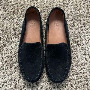 M. Gemi Black Drivers Moccasin Italy 40